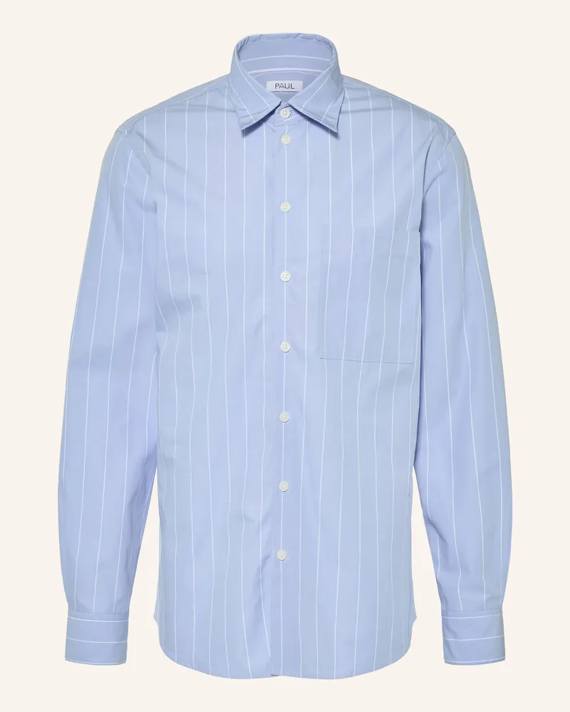 paul Hemd Comfort Fit blau Hellblau