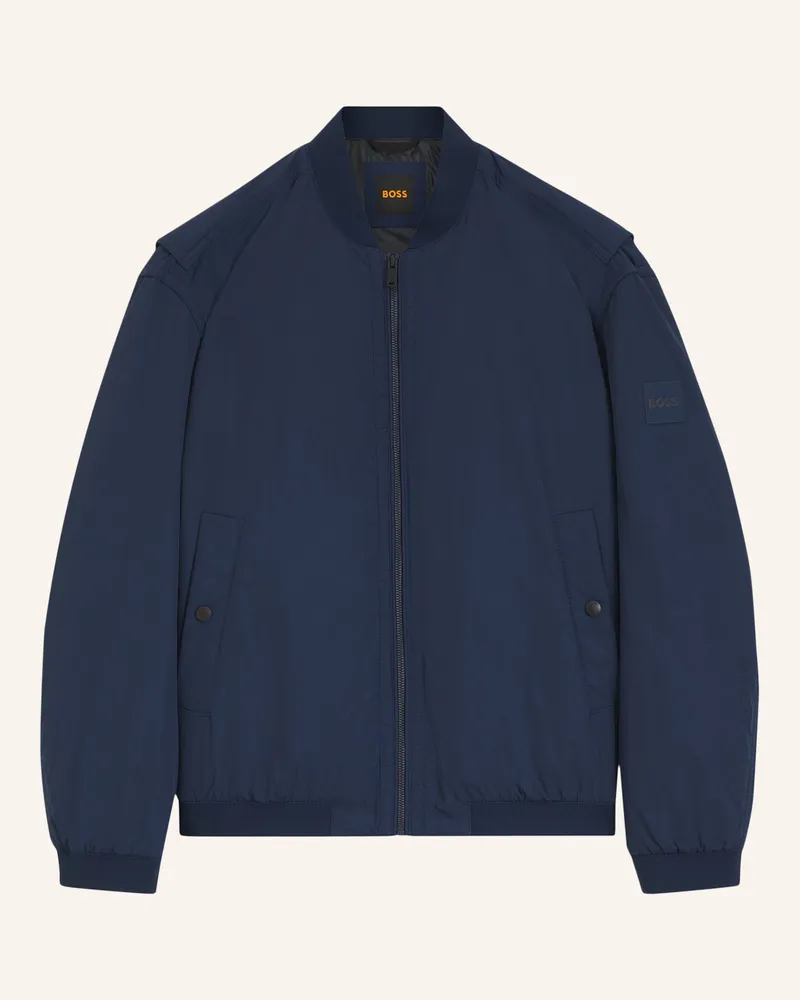 HUGO BOSS Casual Jacke Ovarsi Relaxed Fit blau Hellblau