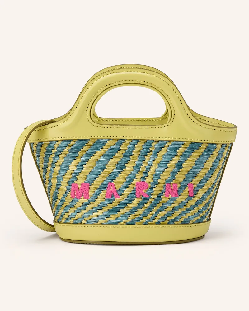 Marni Handtasche TROPICALIA MICRO Hellgrün