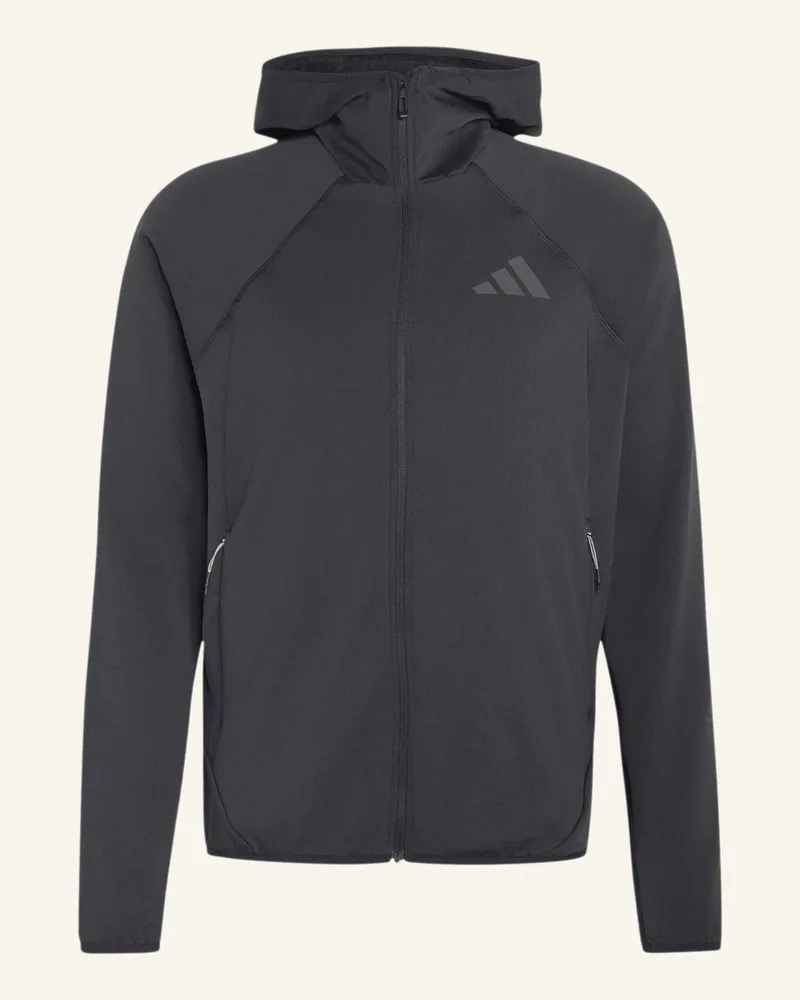 adidas Terrex Xperior Climawarm+ Ventknit Fleece-Kapuzenjacke schwarz Schwarz