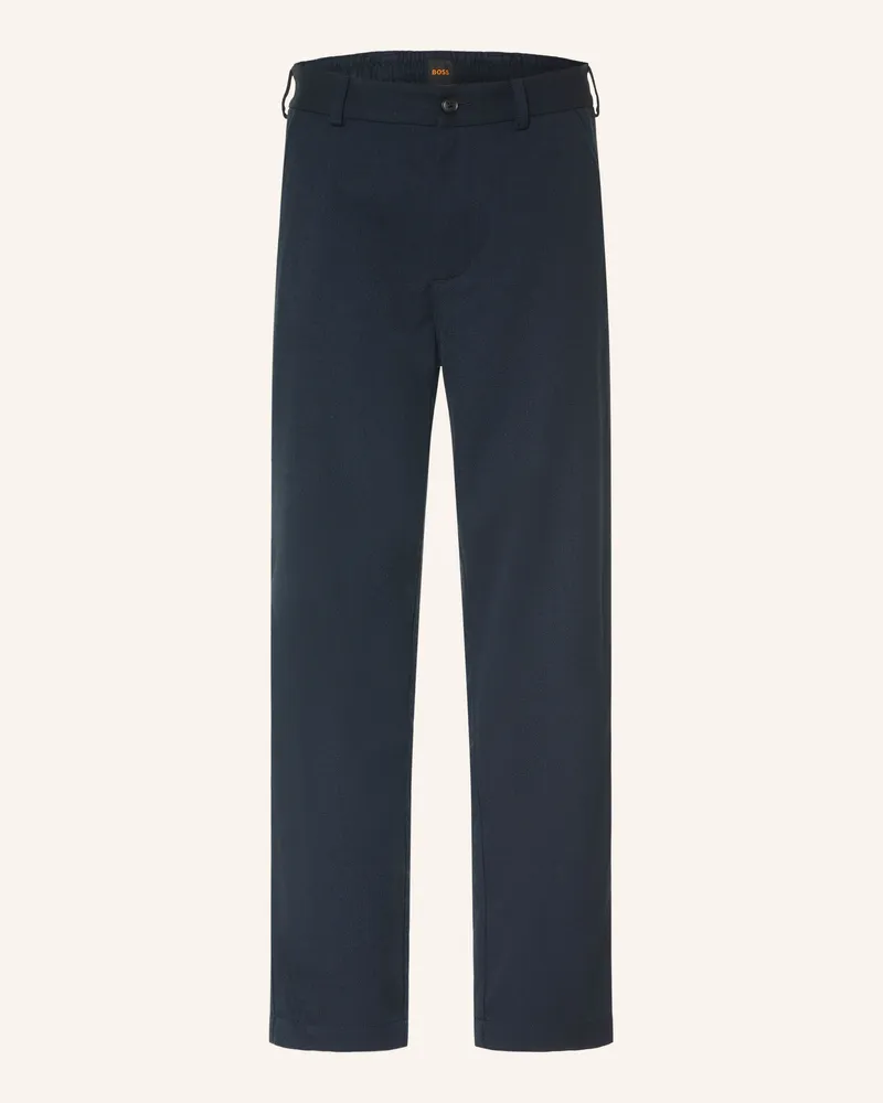 HUGO BOSS Chino Tapered Fit blau Dunkelblau