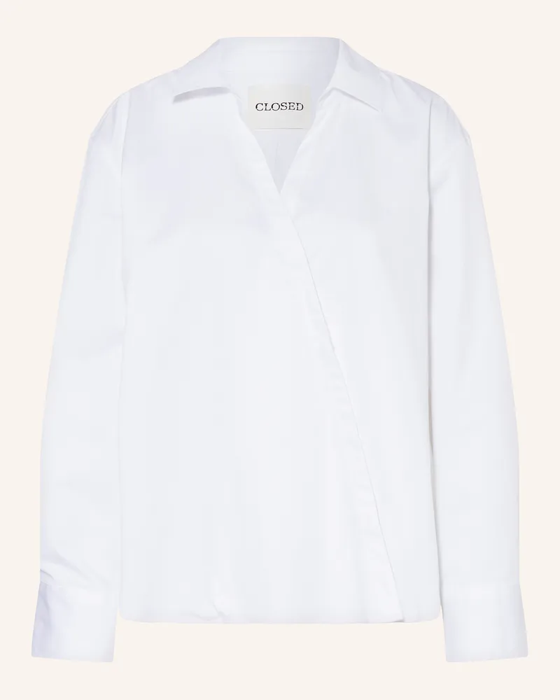 Closed Hemdbluse Weiss