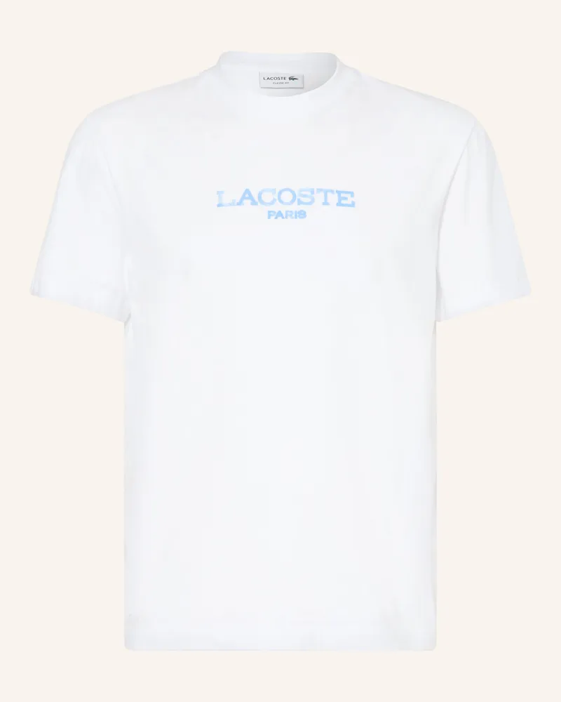 Lacoste T-Shirt weiss Weiss