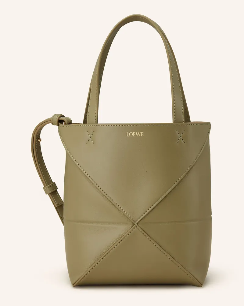 Loewe Handtasche Puzzle Tote Mini gruen 4787