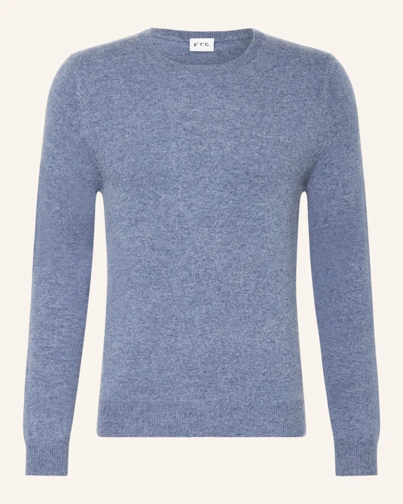 FTC Cashmere Cashmere-Pullover Blau