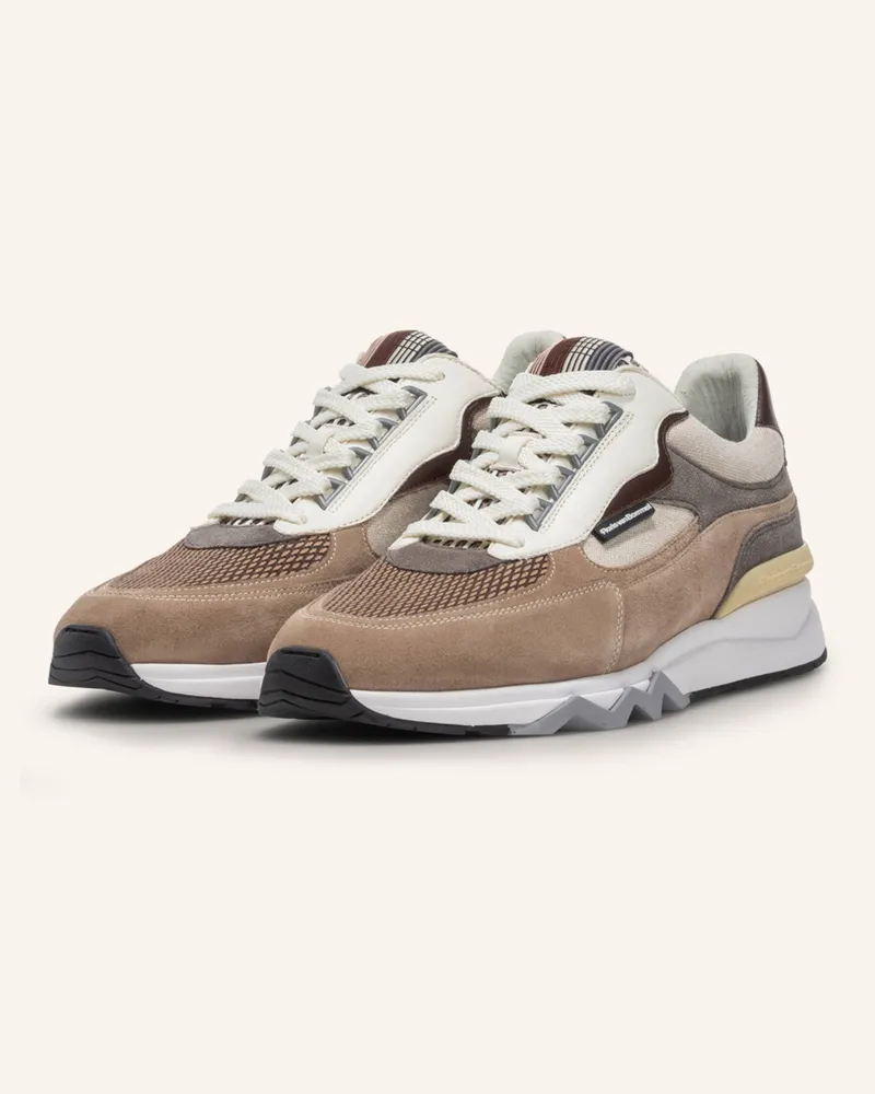 Floris van Bommel Sneaker De Zager 10 braun Hellbraun