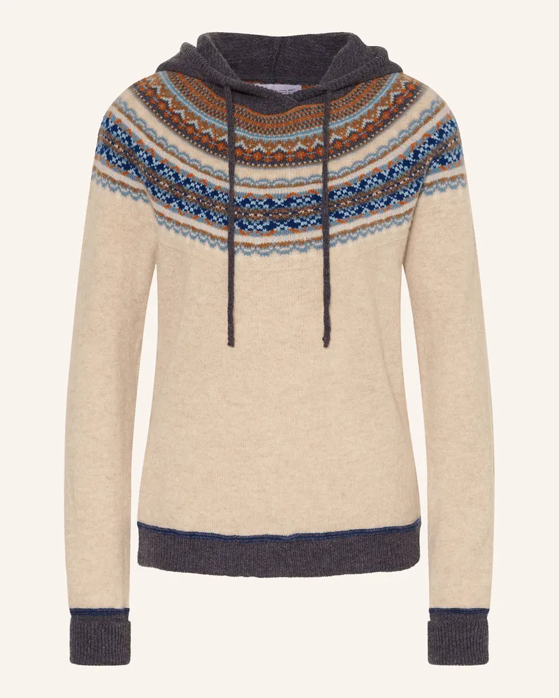 ERIBÉ Strick-Hoodie Alpine beige Beige