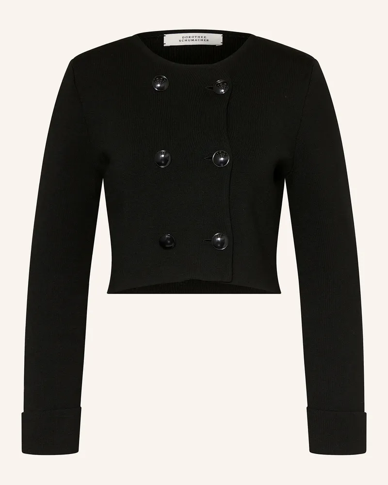 Dorothee Schumacher Strickjacke SHARP AMBITION Schwarz