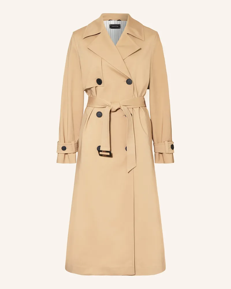 COMMA Trenchcoat Hellbraun