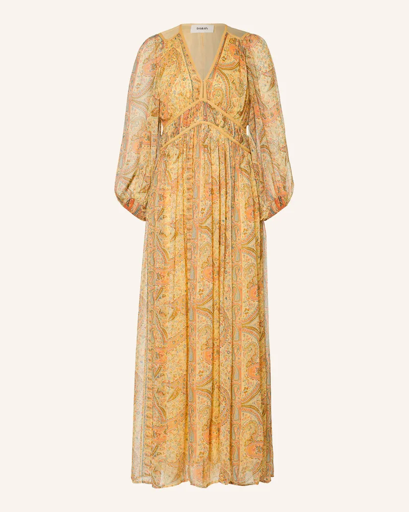 ba&sh Kleid Chana Mit Cut-Outs gelb Beige