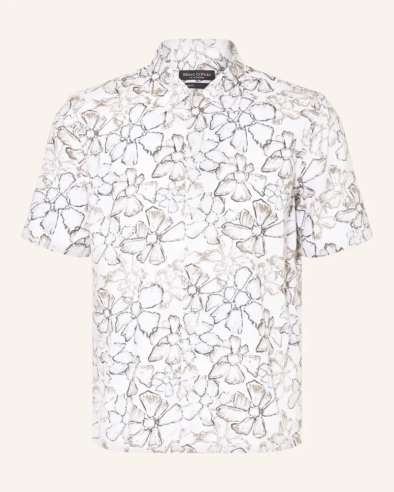 Marc O'Polo Kurzarm-Hemd Regular Fit Weiss