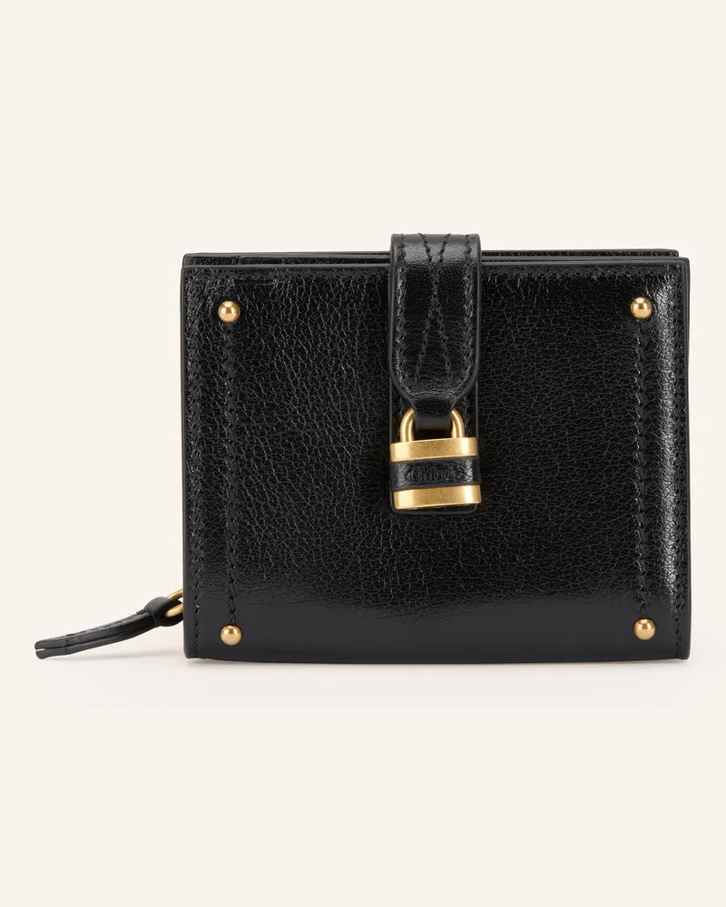 Chloé Geldbörse Paddington schwarz Black
