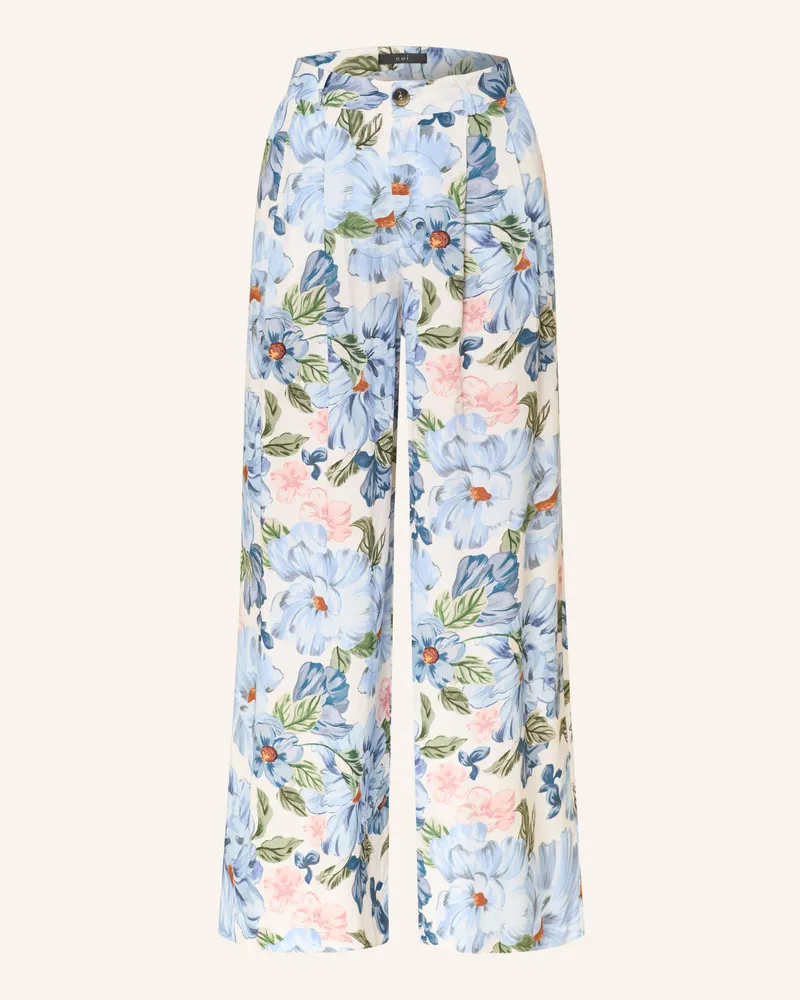 Oui  Marlenehose Blau
