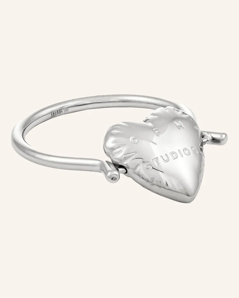 Copenhagen Ring  Aus  Edelstahl silber Silber