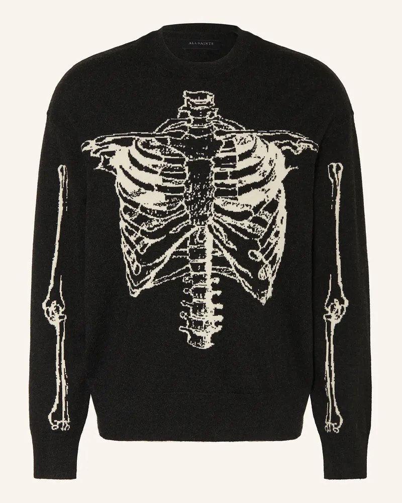 AllSaints Pullover SKELLI CREW Schwarz