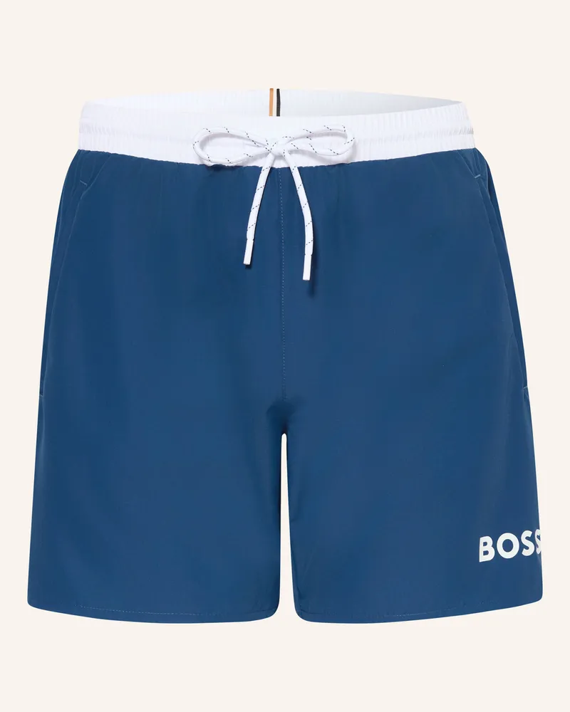HUGO BOSS Badeshorts Starfish blau Blau