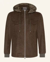 Baldessarini Jacke mit abnehmbarer Kapuze Braun