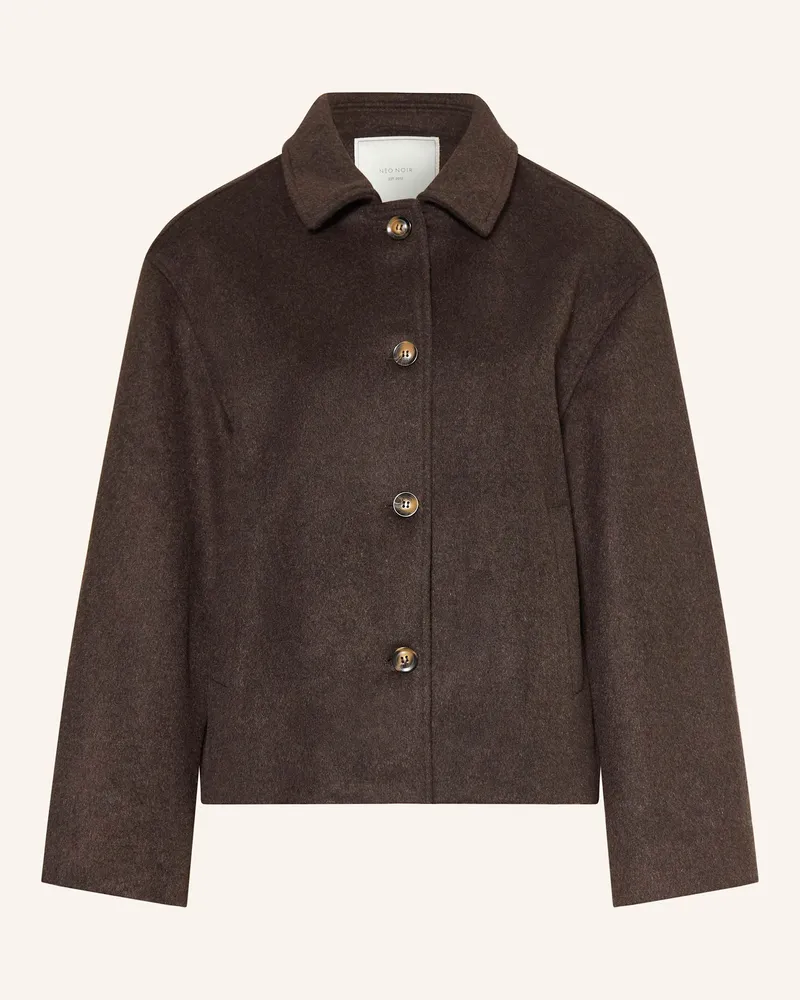 Neo Noir Jacke Hamra braun Dunkelbraun