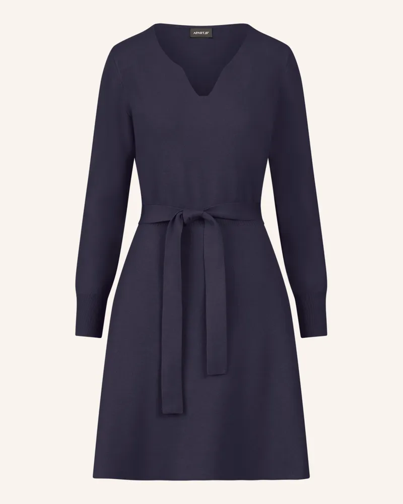 Apart Strickkleid Dunkelblau