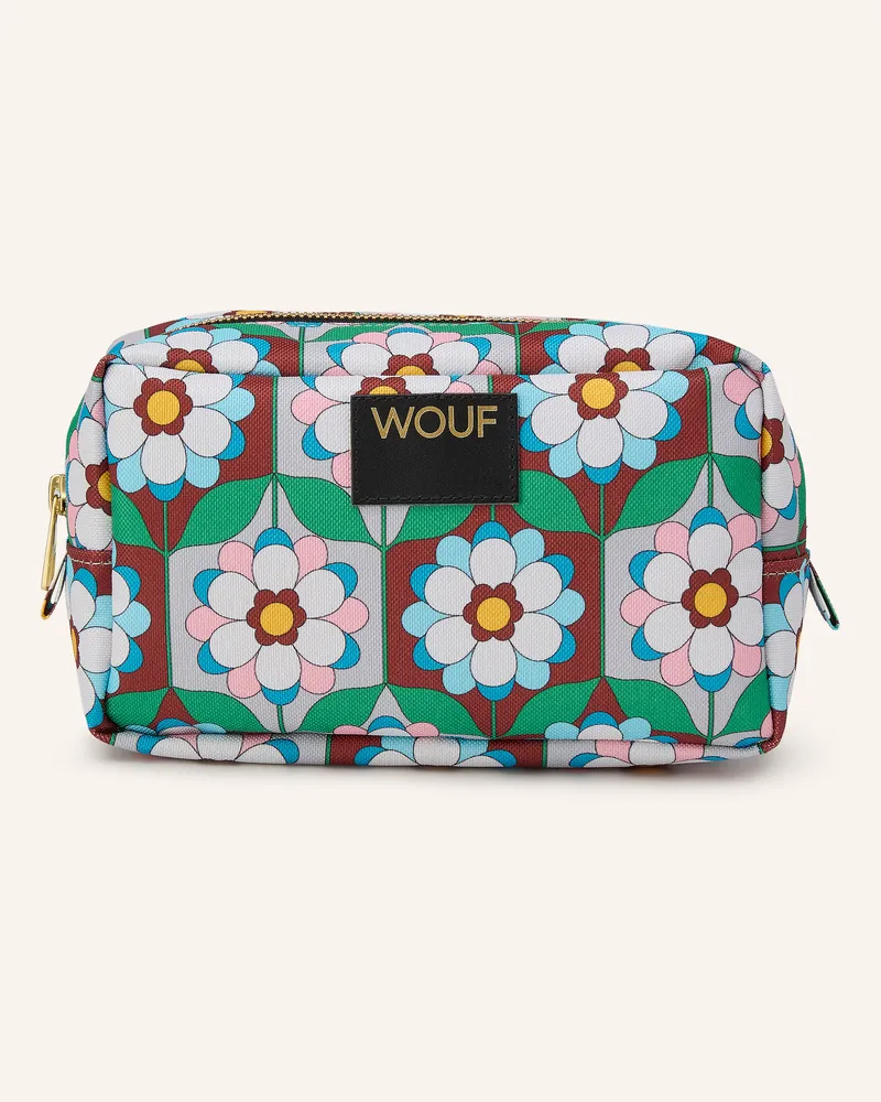 WOUF Kosmetiktasche Kaleido gruen Grün