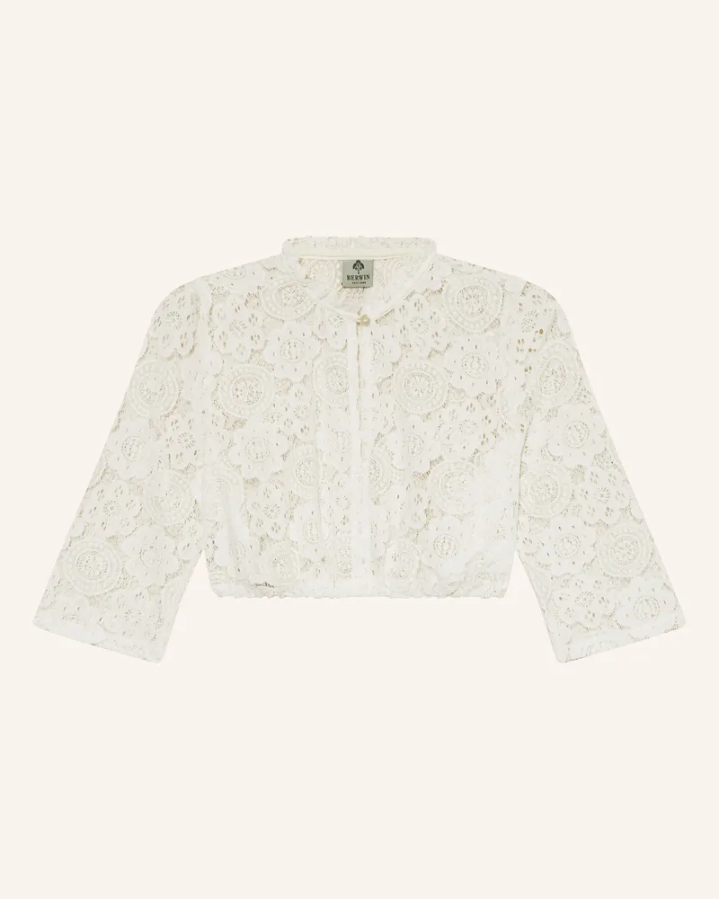 Berwin & Wolff Dirndlbluse mit 3/4-Arm Weiss