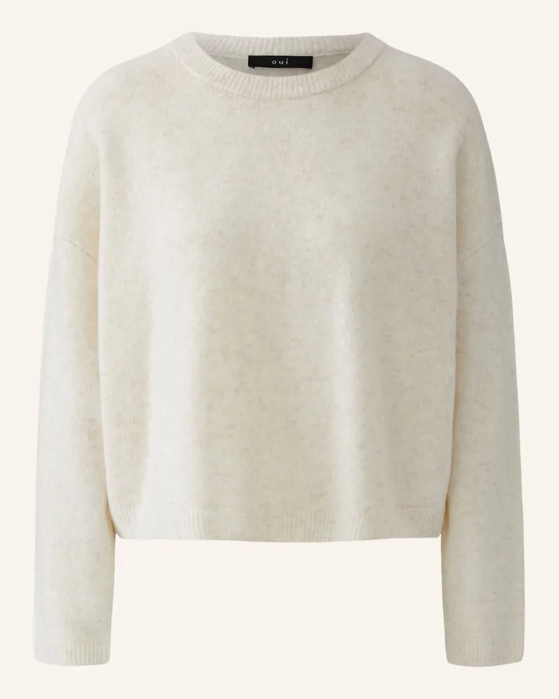 Oui  Pullover Nila weiss Ecru