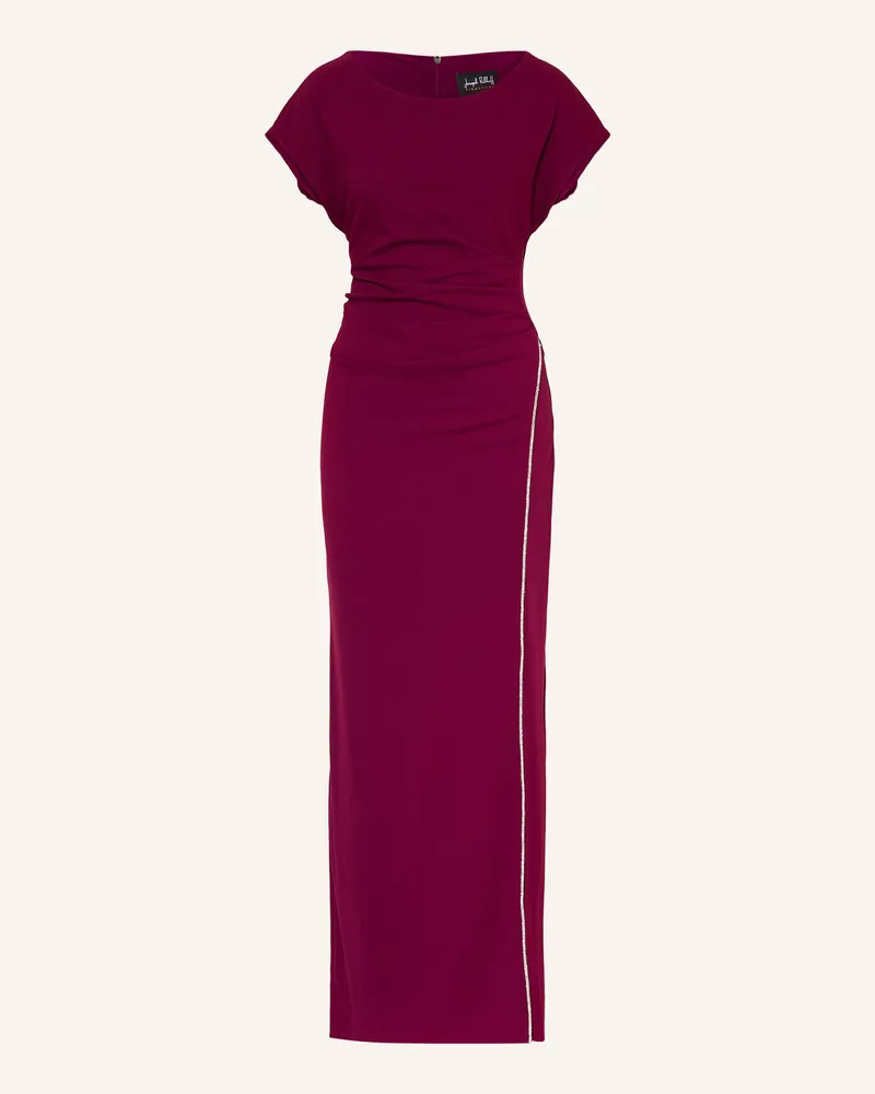 Joseph Ribkoff Abendkleid Mit Schmucksteinen lila Fuchsia