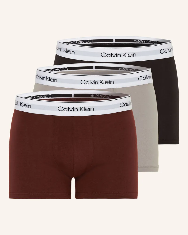 Calvin Klein 3er-Pack Boxershorts MODERN COTTON Schwarz