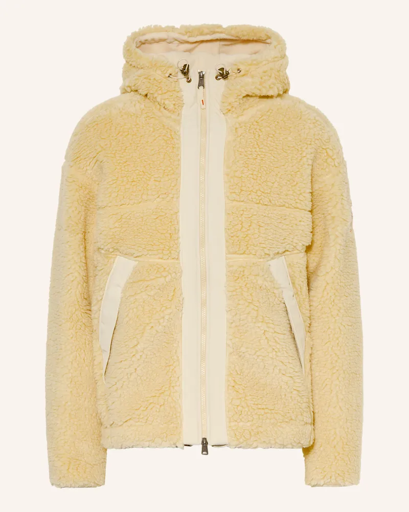 Napapijri Teddyfell-Jacke weiss Hellgelb
