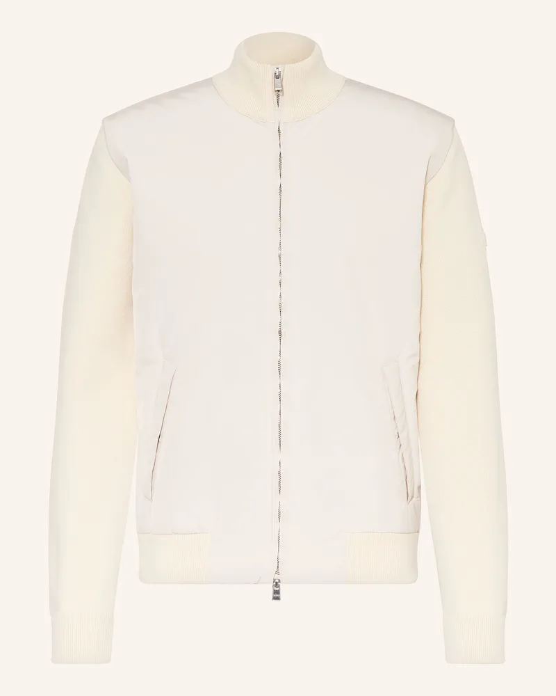 HUGO BOSS Blouson Ibaio Im Materialmix weiss Ecru