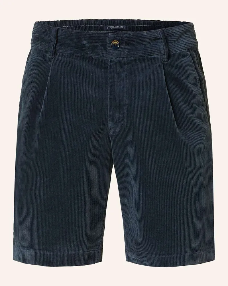 Strokesman's Cordshorts Slim Fit Blau