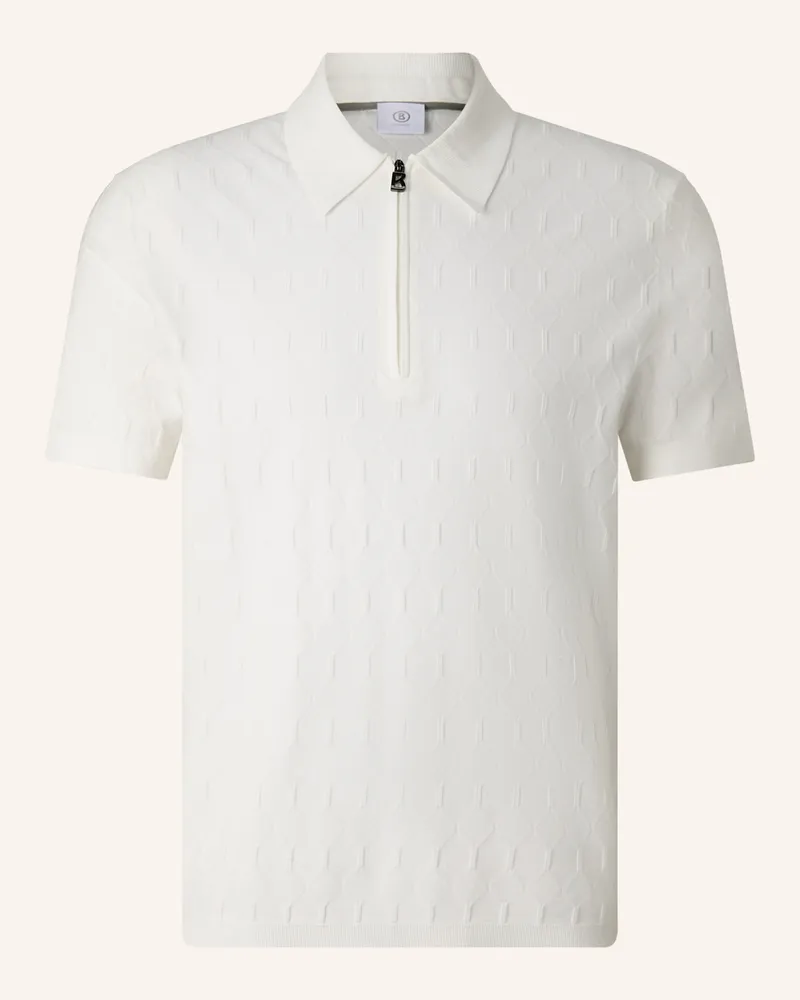 Bogner Strick-Poloshirt MAXIM Weiss