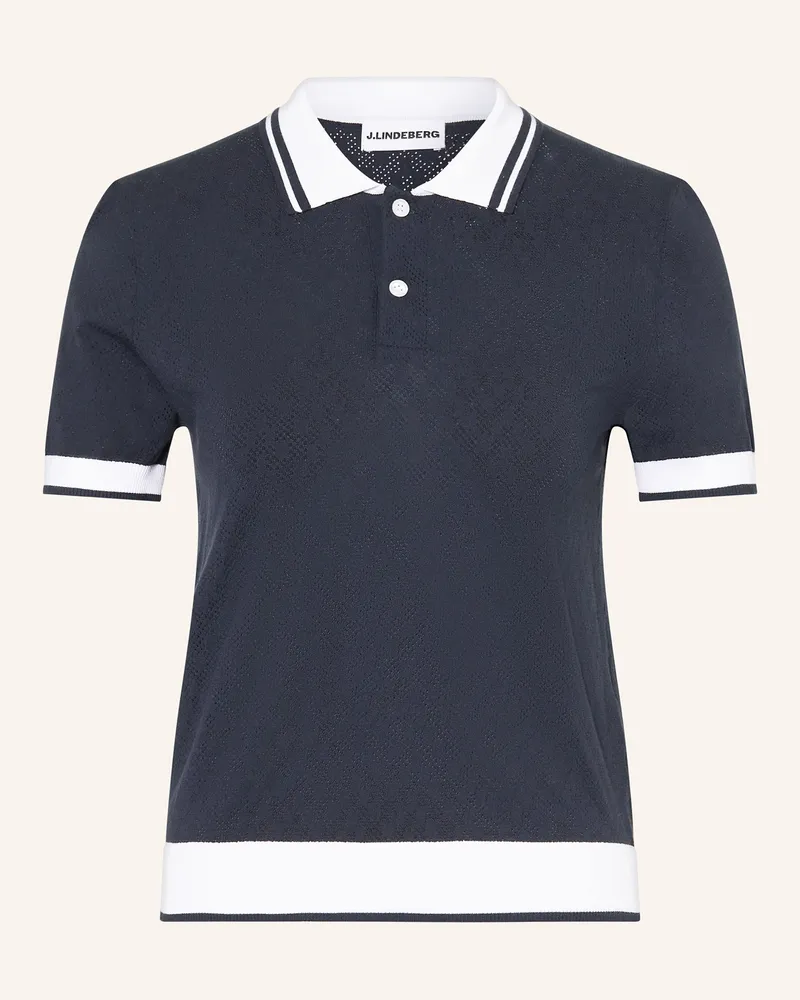 J.Lindeberg Funktions-Poloshirt blau Dunkelblau