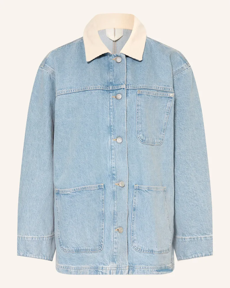Arket Jeansjacke Kian blau 001