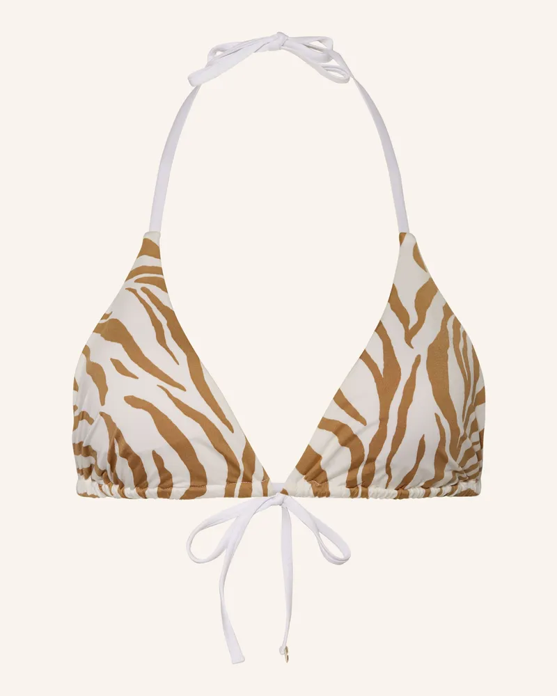 Max Mara Triangel-Bikini-Top AURORA Weiss