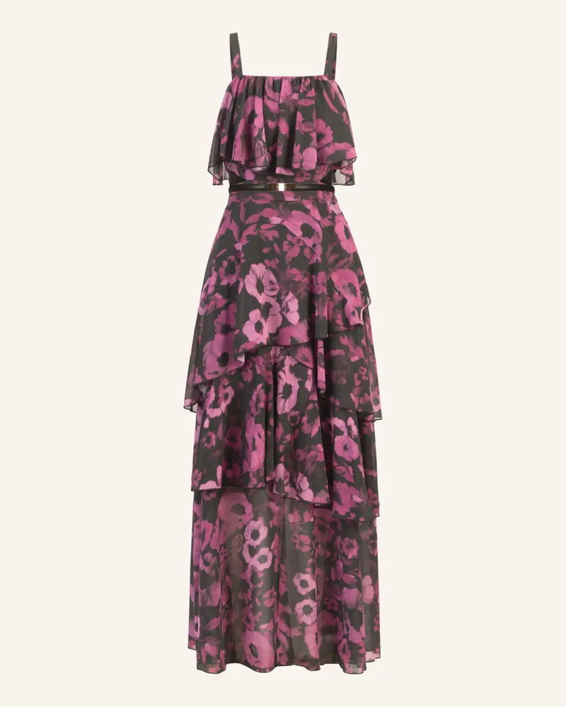 Apart Chiffonkleid Schwarz
