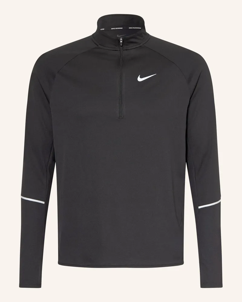Nike Laufshirt Miler schwarz Schwarz