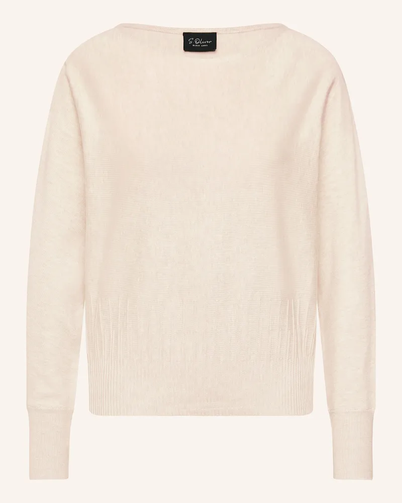 S.Oliver Pullover braun Creme
