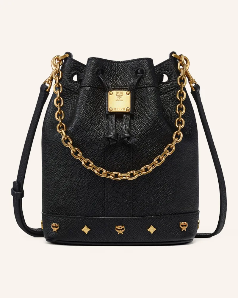 MCM Beuteltasche Dessau schwarz Schwarz