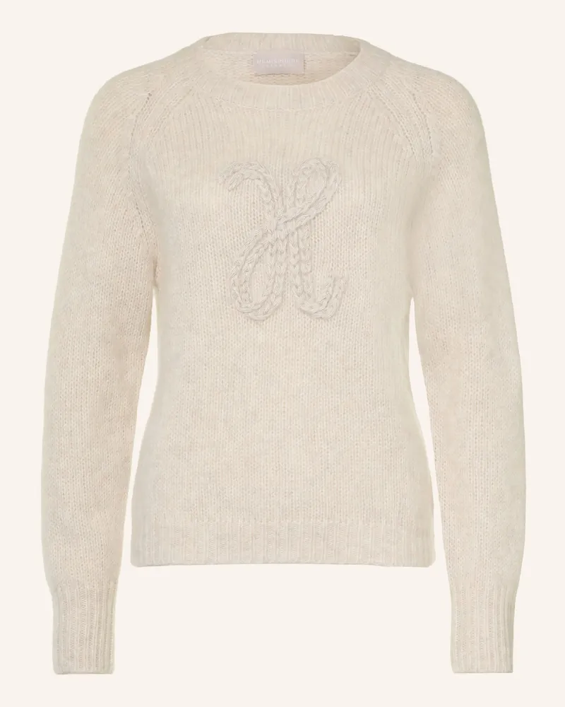 hemisphere Pullover Mit Cashmere weiss Ecru