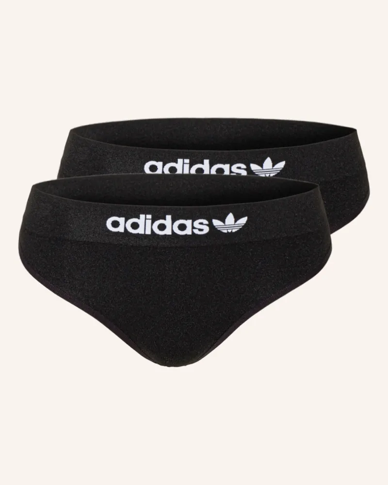 adidas 2er-Pack Strings Schwarz