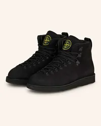 Stone Island Schnürboots - SCHWARZ Schwarz