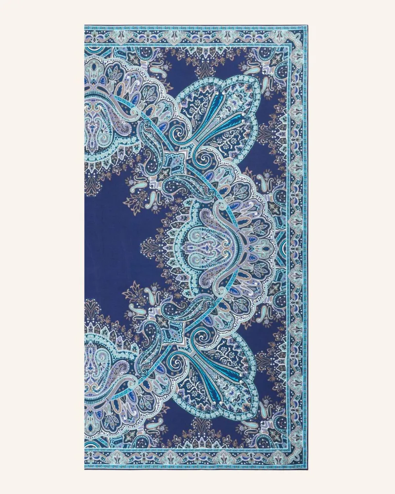 Roeckl Tücher Paisley Reflection blau Blau