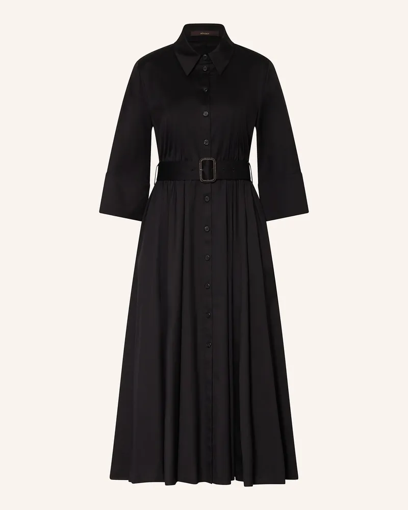 windsor. Hemblusenkleid mit 3/4-Arm Schwarz