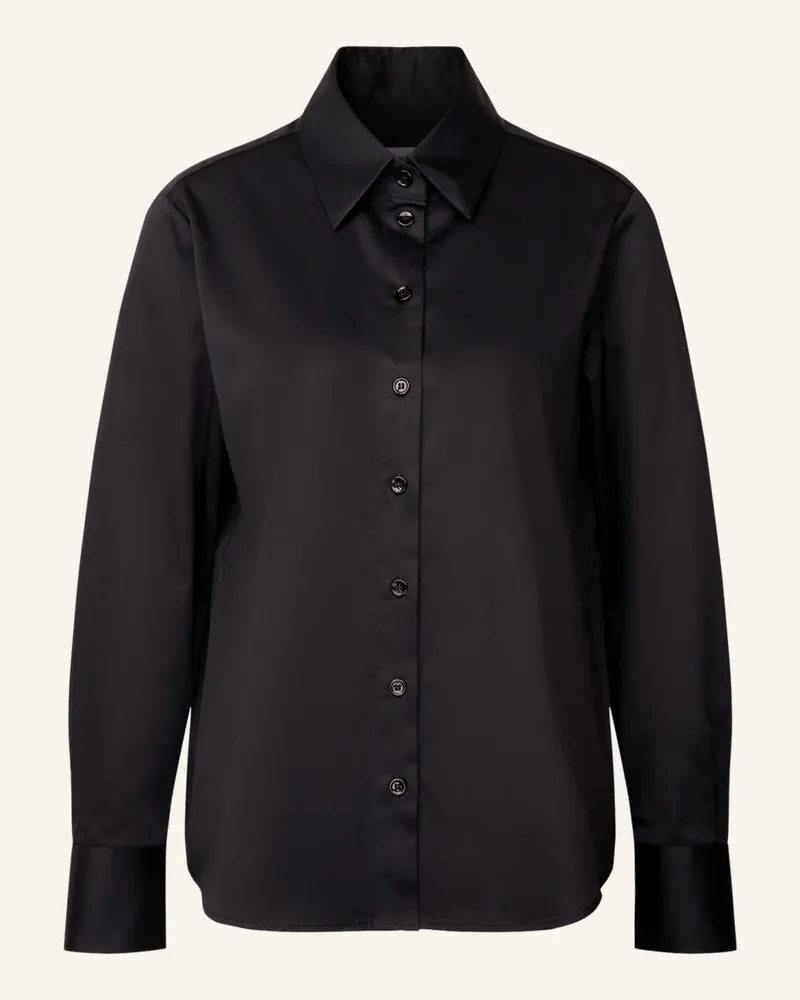 Seidensticker Hemdbluse schwarz Schwarz