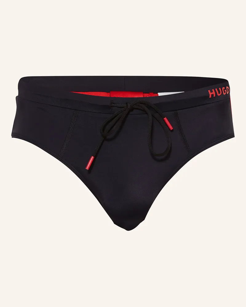 HUGO BOSS Badeslip LAGUNA Schwarz