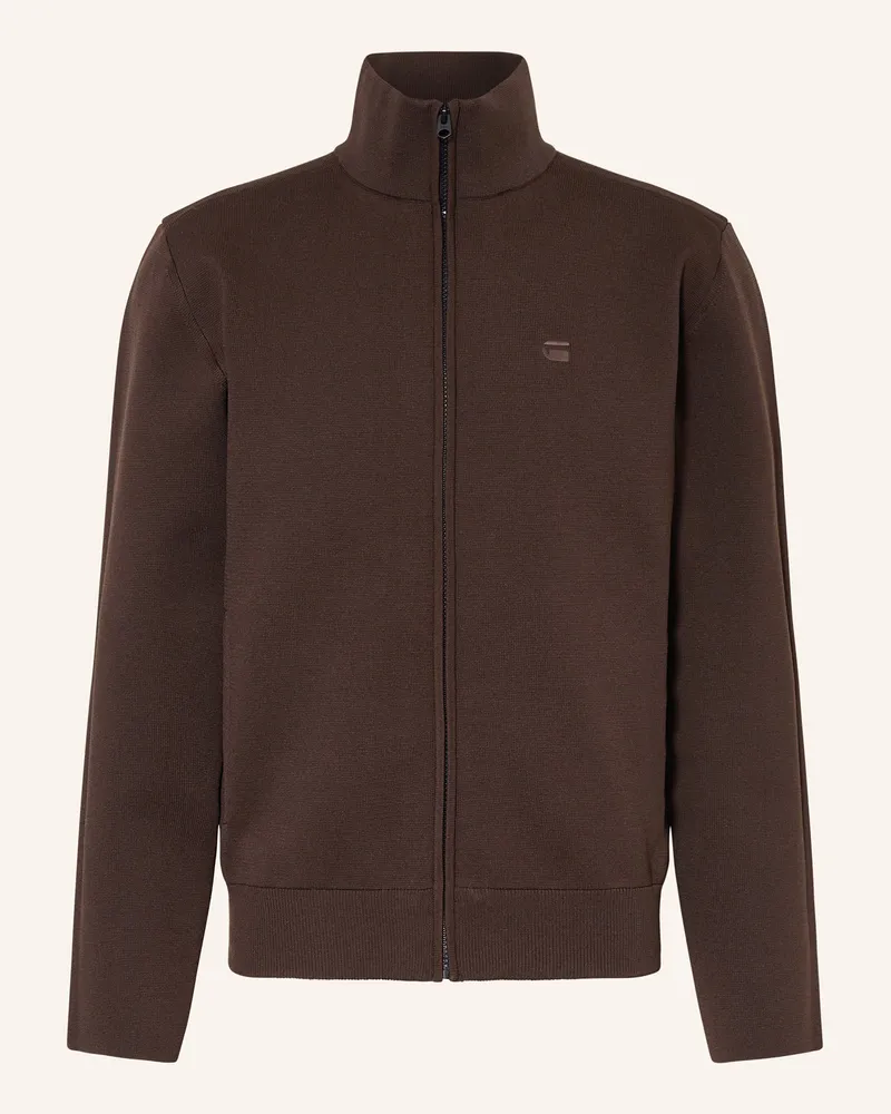G-STAR RAW Sweatjacke Dunkelbraun
