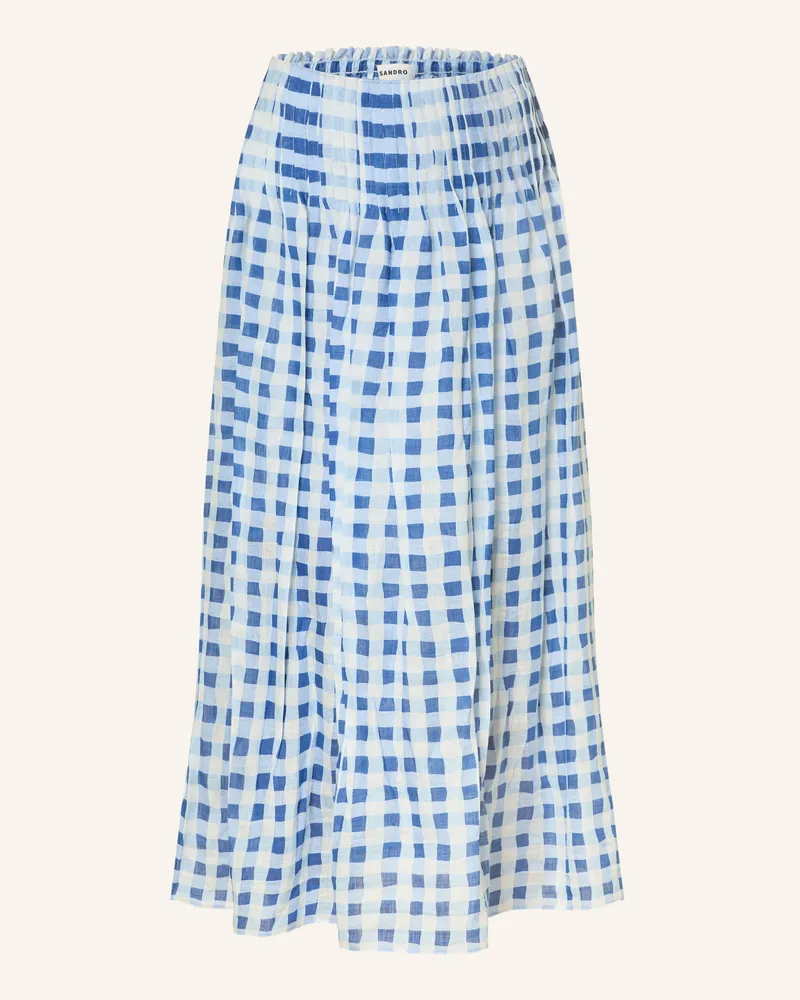 Sandro Leinenrock weiss Blau