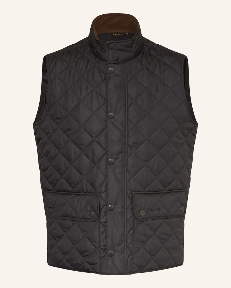 Barbour Steppweste gruen Schwarz