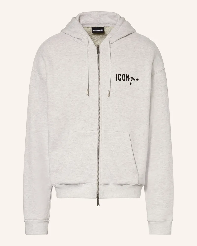 Dsquared2 Sweatjacke Hellgrau
